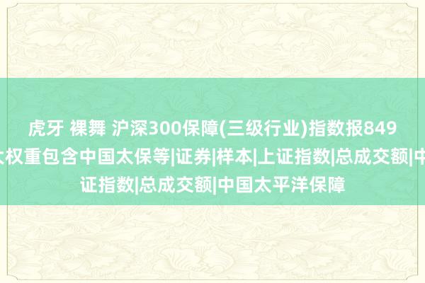 虎牙 裸舞 沪深300保障(三级行业)指数报849.78点，前十大权重包含中国太保等|证券|样本|上证指数|总成交额|中国太平洋保障